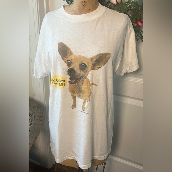 Yo Quiero Taco Bell Chihuahua ©1998 Vintage Tee | 90s Pop Culture Nostalgia XL - Picture 1 of 7